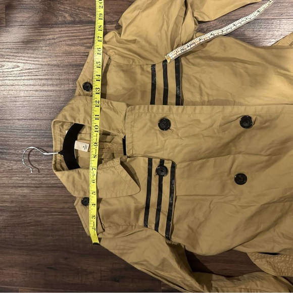 Jean Paul Gaultier Tan Trench Coat with Black Accents - Picture 6 of 7